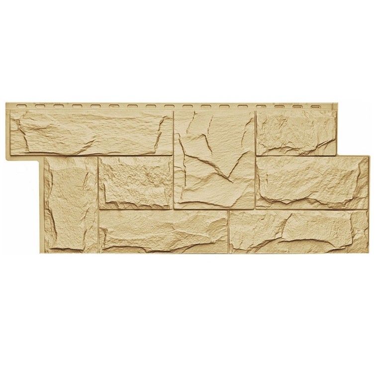 Фасадная панель T-Сайдинг, Гранит Леон Желтый купить в Нижнем Новгороде