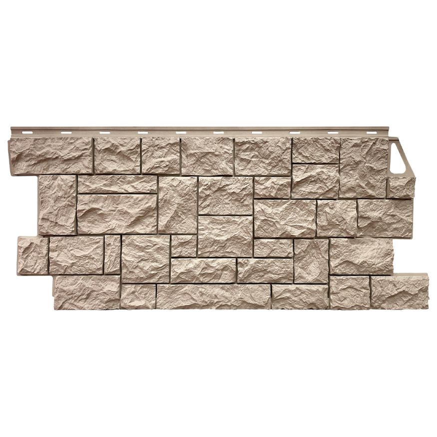 Фасадная панель FineBer Дикий камень, Песочный купить в Нижнем Новгороде