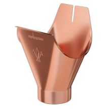 Воронка желоба Aquasystem из меди 125/90