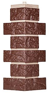 Угол T-Сайдинг, Кирпич Лондон Брик Коричневый купить в Нижнем Новгороде