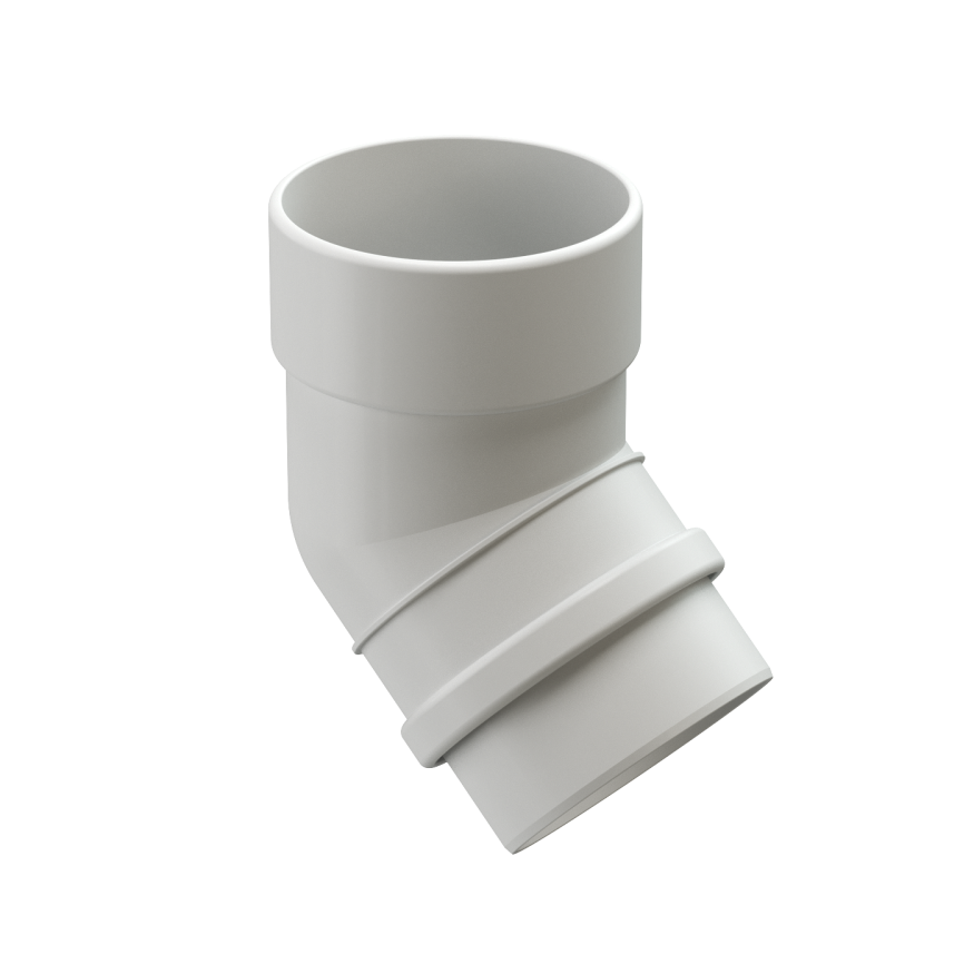 Колено водосточное 45˚ Docke Lux, Пломбир купить в Нижнем Новгороде