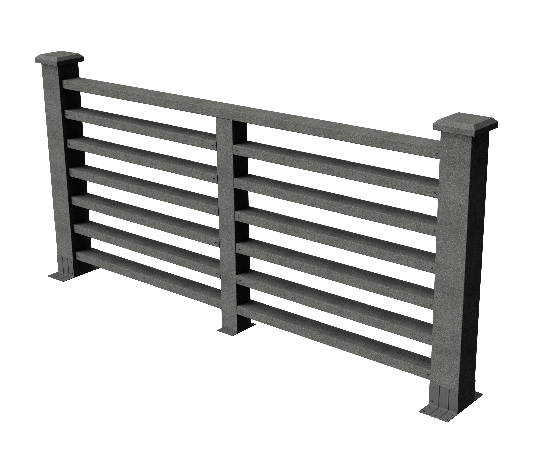 Декоративное ограждение ДПК GRINDERDECO Марсело цвет серый базальт купить в Нижнем Новгороде