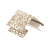 Наружный угол Ю-Пласт, Стоун-хаус Кварцит, Светло-Бежевый