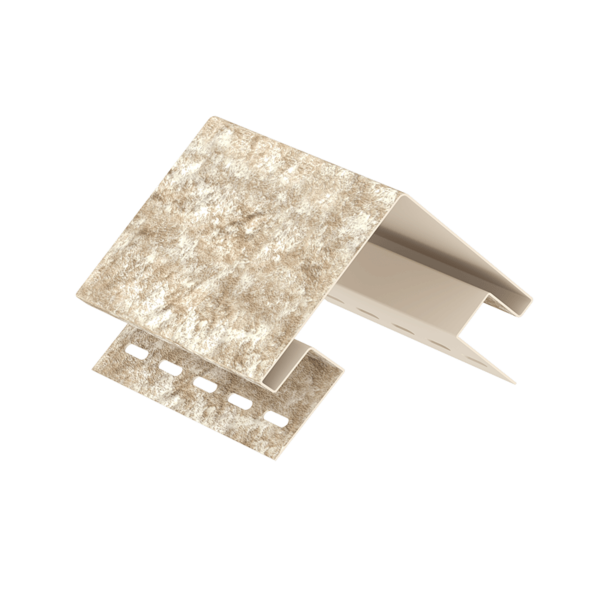 Наружный угол Ю-Пласт, Стоун-хаус Кварцит, Светло-Бежевый купить в Нижнем Новгороде