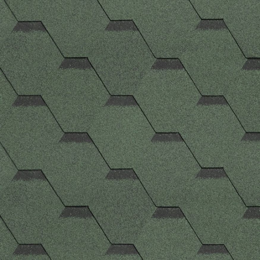 Гибкая кровля Shinglas, Ультра, Самба, Малахит. купить в Нижнем Новгороде