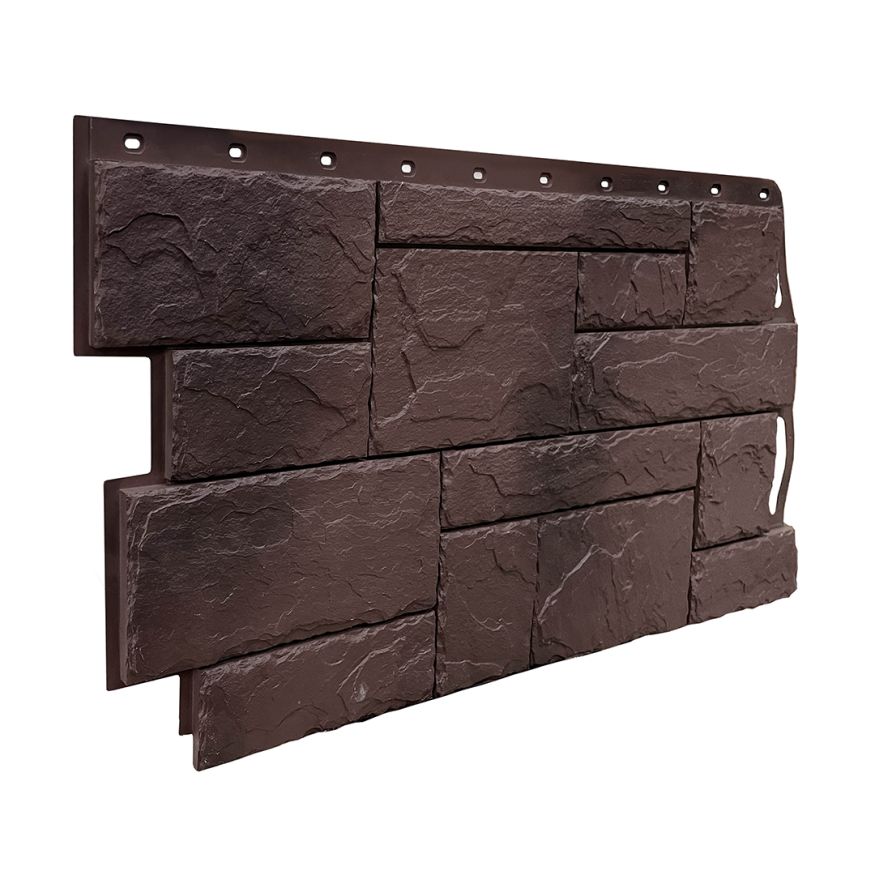 Фасадная панель FineBer Камень природный, Коричневый купить в Нижнем Новгороде