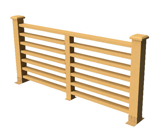 Декоративное ограждение из ДПК GRINDERDECO Марсело песчаник купить в Нижнем Новгороде