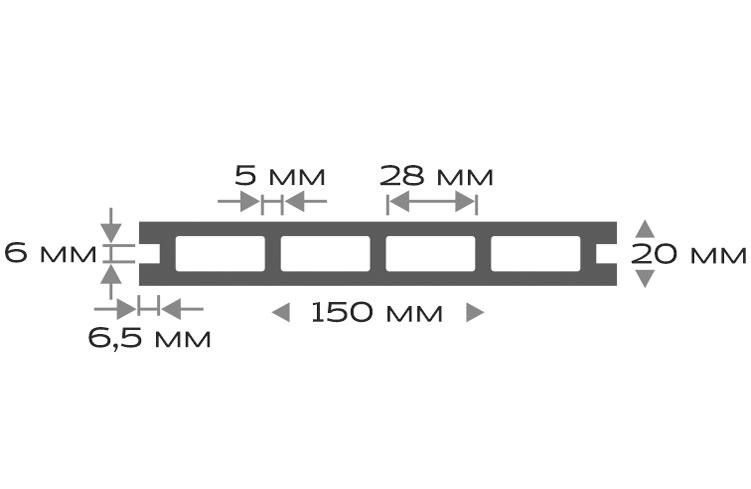 Террасная доска ДПК Outdoor 3D HAVANA/Чёрный вельвет купить в Нижнем Новгороде