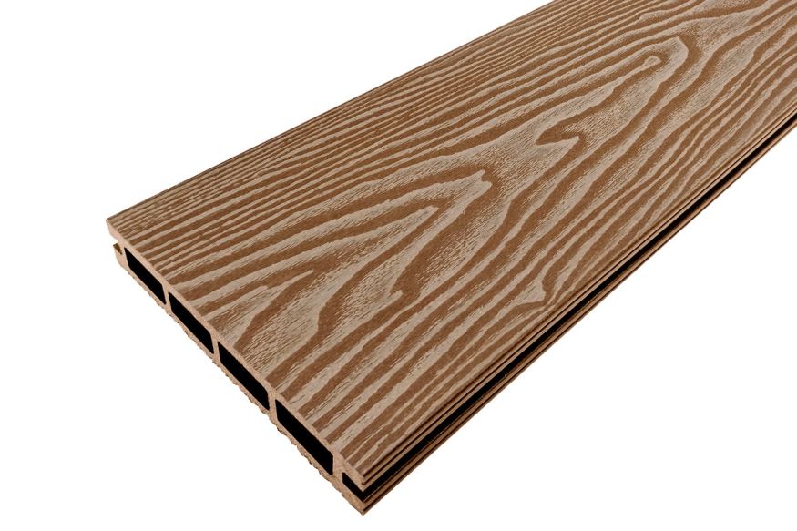 Террасная доска Holzhof, NauticPrime (Light) Esthetic Wood, Коричневый купить в Нижнем Новгороде