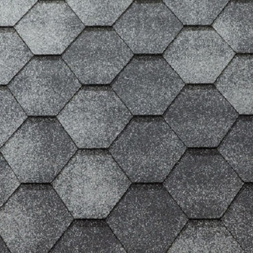 Гибкая черепица KATEPAL JAZZY серого цвета купить в Нижнем Новгороде