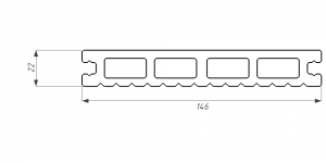 Террасная доска из ДПК WOODVEX Select Венге Colorite  купить в Нижнем Новгороде