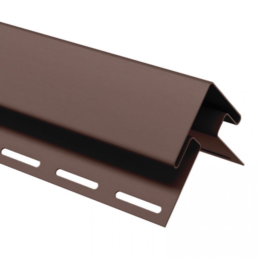 Внешний угол для сайдинга, коричневый купить в Нижнем Новгороде