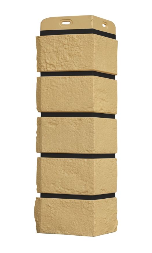 Угол наружный Grand Line, Состаренный кирпич Design Plus, Ваниль (Черный шов) купить в Нижнем Новгороде