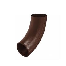 Колено для слива Aquasystem, RAL 8017, матовое коричневое, 150/100.