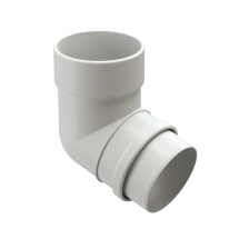 Колено водосточное 72˚ Docke Lux, Пломбир