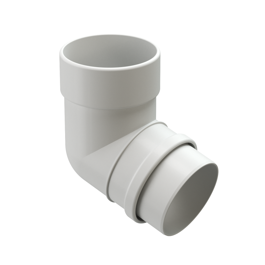 Колено водосточное 72˚ Docke Lux, Пломбир купить в Нижнем Новгороде