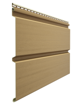 Виниловый сайдинг Docke, Брус D6S, Карамель