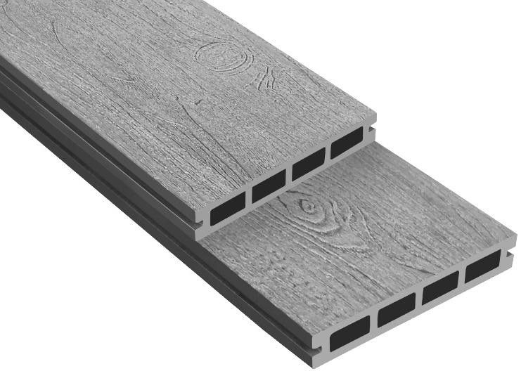 Террасная доска ДПК Outdoor 3D NEVADA/CALIFORNIA в сером цвете. купить в Нижнем Новгороде
