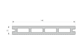 Террасная доска Экодекинг Титан 3D, Серый купить в Нижнем Новгороде