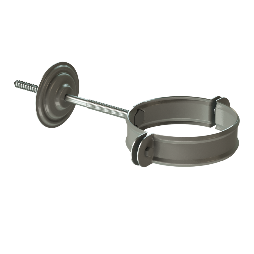 Хомут для водосточной трубы Docke Stal Premium, цвет графит купить в Нижнем Новгороде