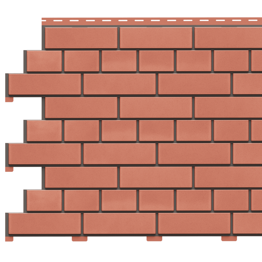 Фасадная панель Доломит, Кирпич, Красный купить в Нижнем Новгороде