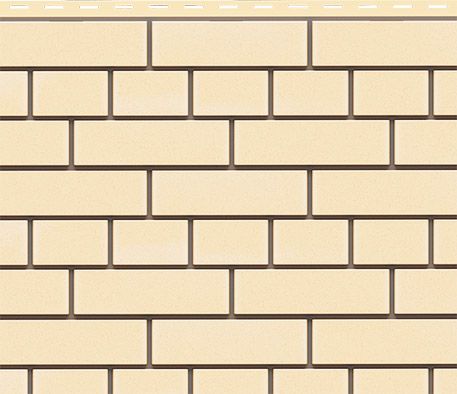 Фасадная панель Доломит, Прокрашенный кирпич, Светло-желтый оттенок. купить в Нижнем Новгороде