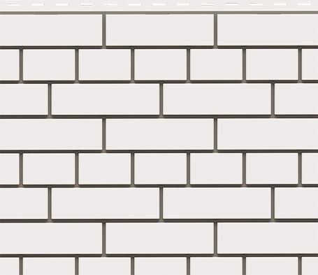 Фасадная панель Доломит, Белый прокрашенный кирпич купить в Нижнем Новгороде