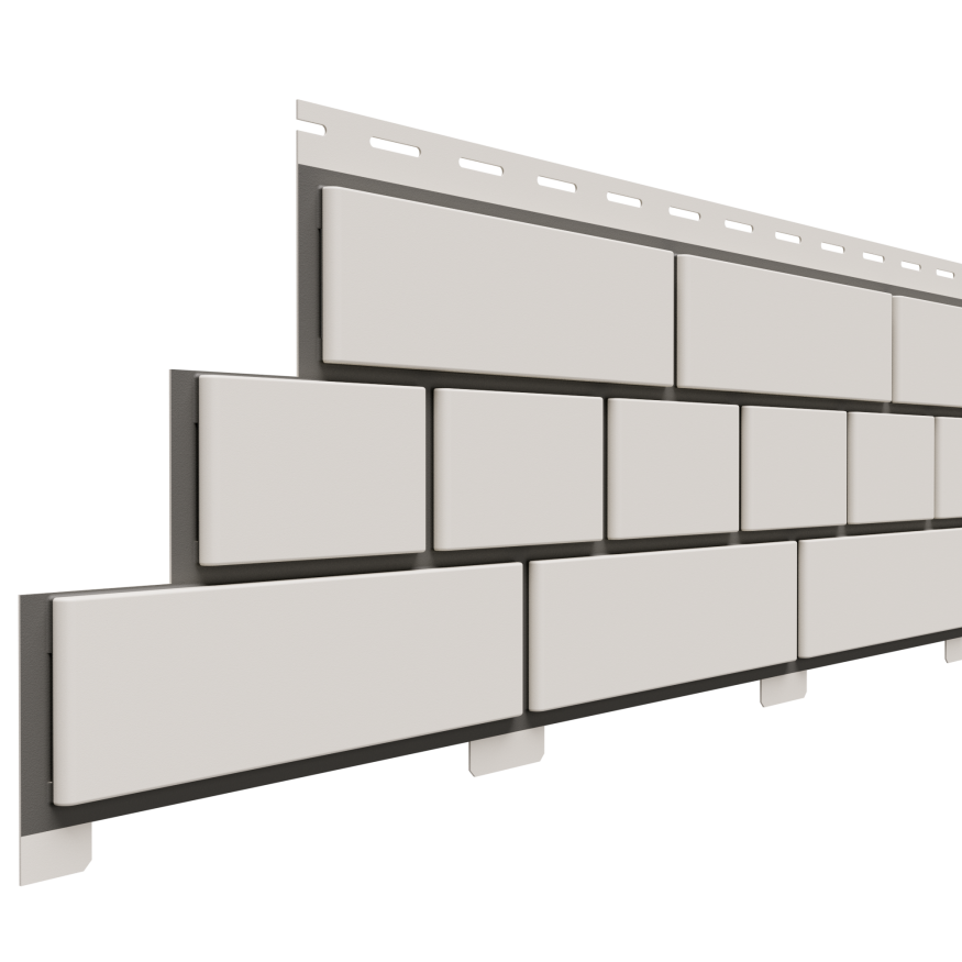 Фасадная панель Доломит, Белый прокрашенный кирпич купить в Нижнем Новгороде