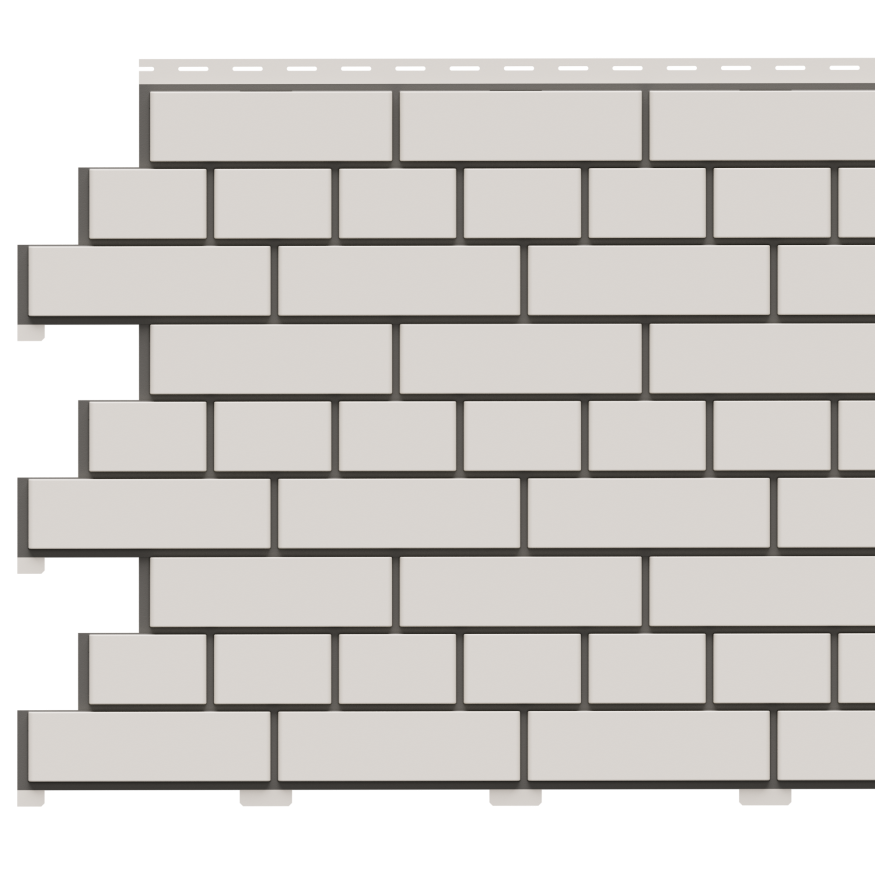 Фасадная панель Доломит, Белый прокрашенный кирпич купить в Нижнем Новгороде