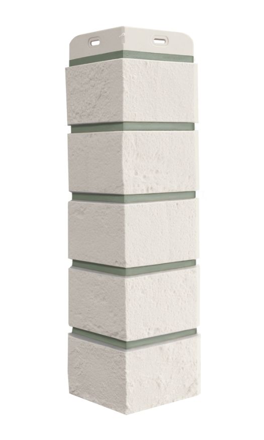 Угол наружный Grand Line, Состаренный кирпич Design, Молочный, шов RAL 7006 купить в Нижнем Новгороде