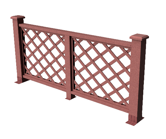 Декоративное ограждение из ДПК GRINDERDECO Ламбет мербау купить в Нижнем Новгороде