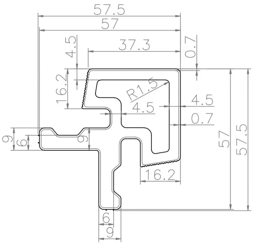 Угол внешний для фасадной панели из ДПК Polivan Group CO-EX MIX, Suar Mix купить в Нижнем Новгороде
