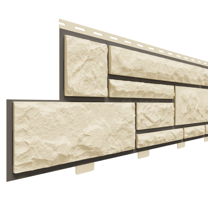 Фасадные панели Доломит, Брусчатка Доломит, Бежевый 3000 мм купить в Нижнем Новгороде