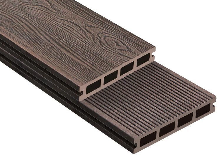 Террасная доска ДПК Outdoor 3D NEVADA/Коричневый вельветовый микс купить в Нижнем Новгороде