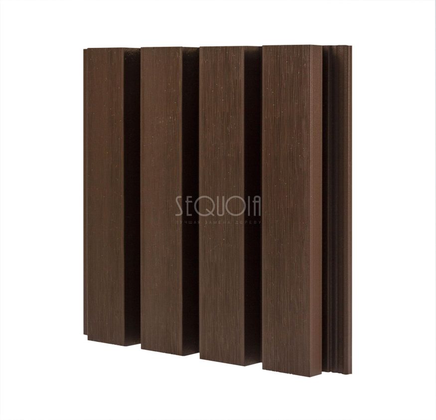 Доска фасадная SEQUOIA co-extrusion Коричневая купить в Нижнем Новгороде