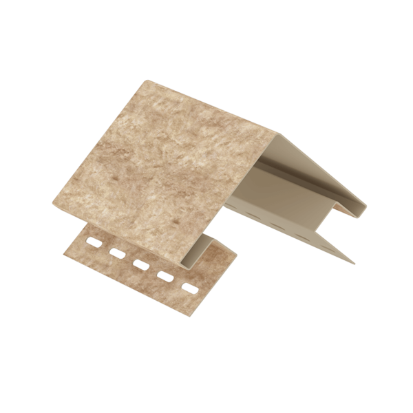 Наружный угол Ю-Пласт, Стоун-хаус Кварцит, Тёмно-Бежевый купить в Нижнем Новгороде