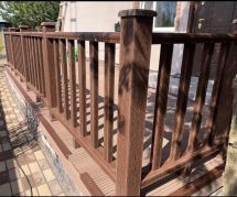 Перила FAYNAG ДПК WOOD цвета слоновой кости