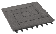 Модульный паркет ДПК GRINDERDECO Люкс 10 Цвет серый базальт