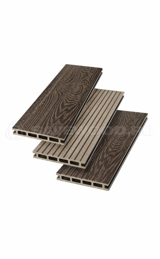 Террасная доска ДПК SaveWood, SW Carpinus (T), Темно-коричневый купить в Нижнем Новгороде