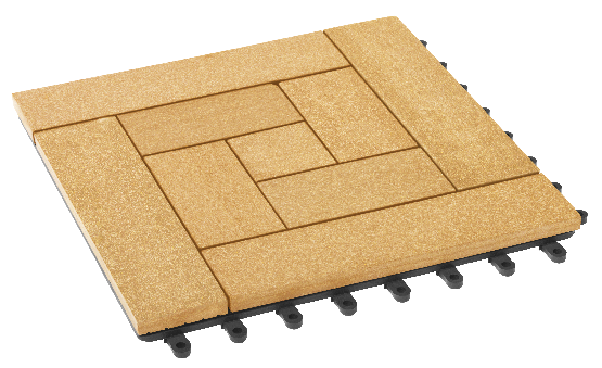 Модульный паркет ДПК GRINDERDECO Люкс 10 Цвет Песчаник купить в Нижнем Новгороде