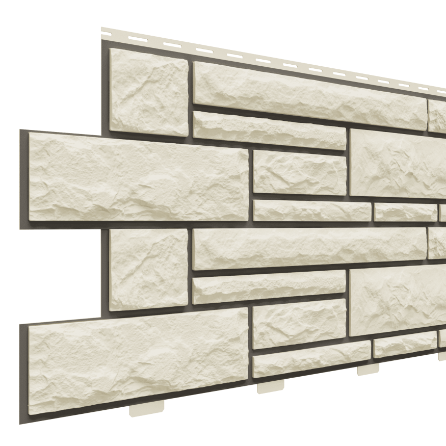 Фасадные панели Доломит, Брусчатка Доломит, Слоновая кость 3000 мм купить в Нижнем Новгороде