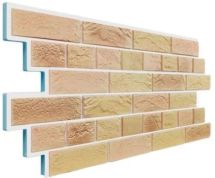 Фасадная термопанель Доломит Каньон 20мм, Сахара