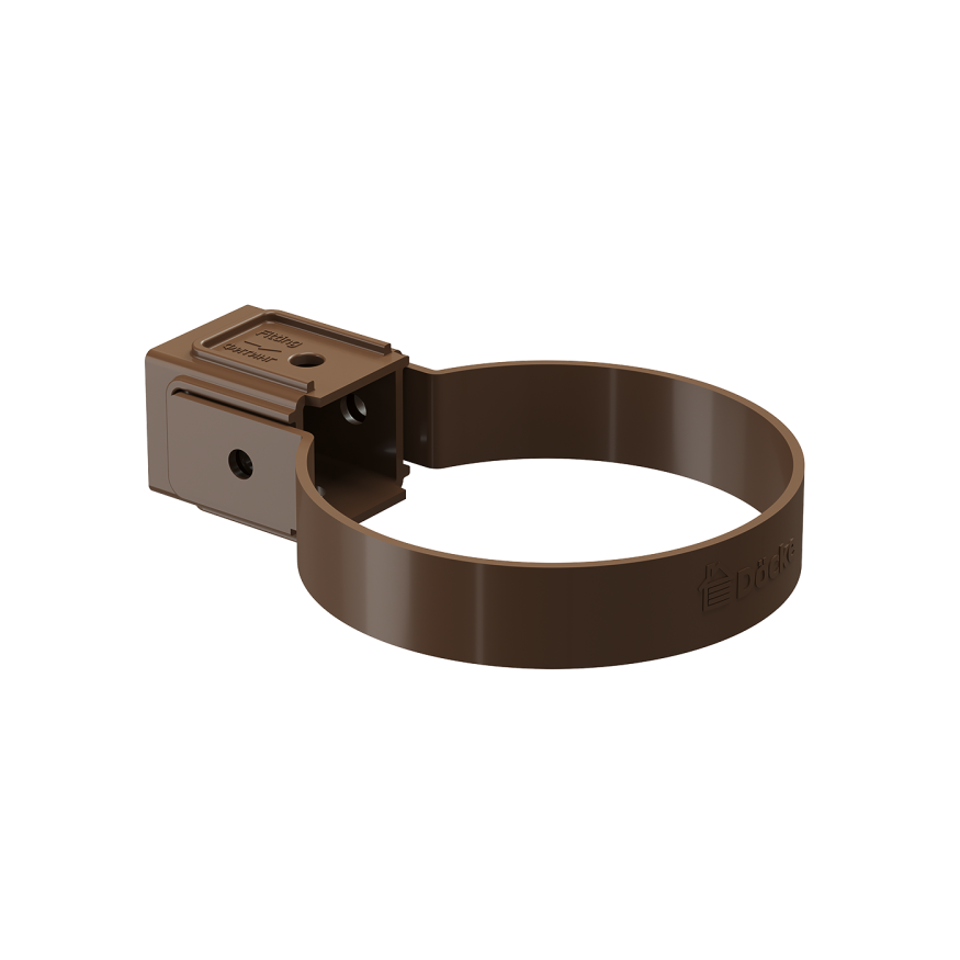 Универсальный хомут для водосточной трубы Docke Standard, цвет светло-коричневый. купить в Нижнем Новгороде