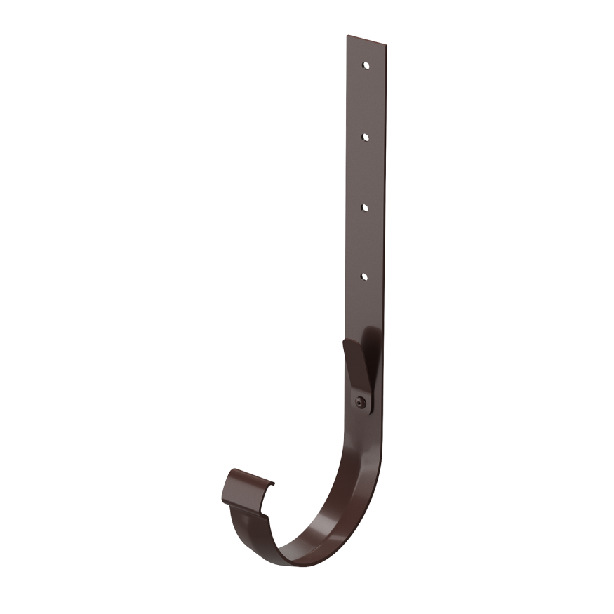 Металлический кронштейн для желоба Docke Lux, Шоколад купить в Нижнем Новгороде