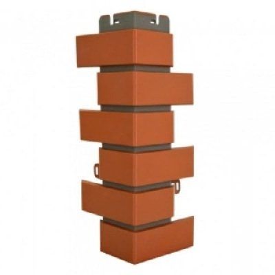 Наружный угол из красного клинкерного кирпича купить в Нижнем Новгороде