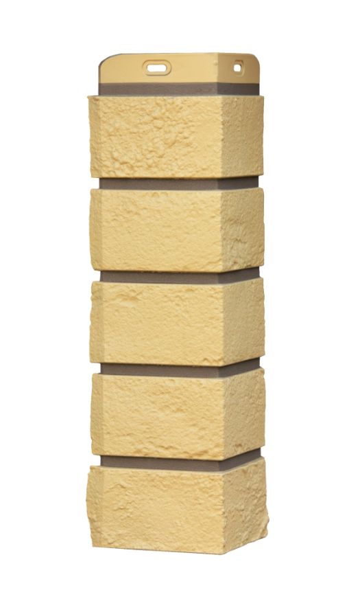 Угол наружный Grand Line, Состаренный кирпич Design Plus, Ваниль (Темно-бежевый шов) купить в Нижнем Новгороде