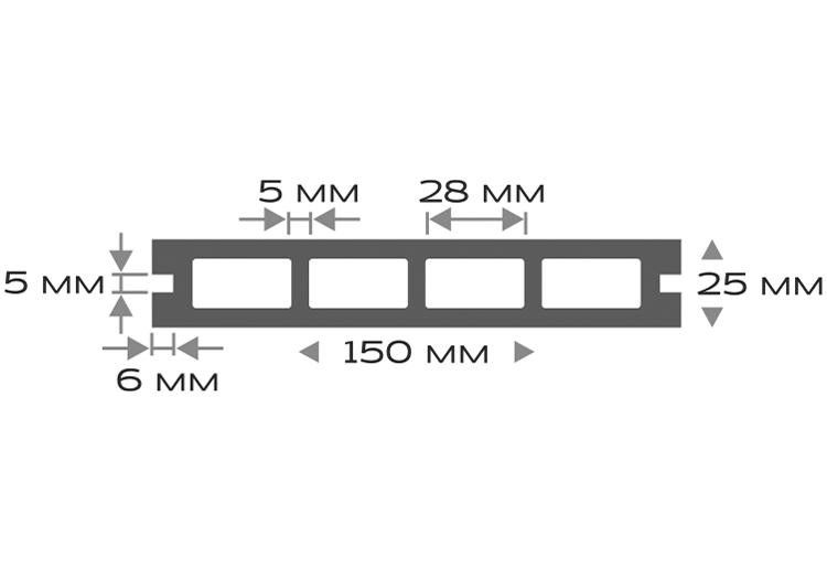 Террасная доска ДПК Outdoor 3D STORM/Вельвет серый микс купить в Нижнем Новгороде