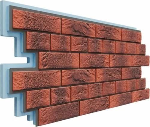 Фасадная термопанель Доломит Венецианский Кирпич 40 мм, Корса  купить в Нижнем Новгороде