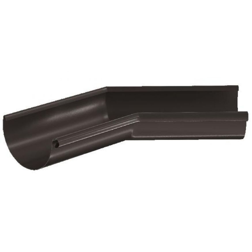 Внутренний угол желоба 135°, Aquasystem, RR 32 Тёмно-коричневый 125/90 купить в Нижнем Новгороде