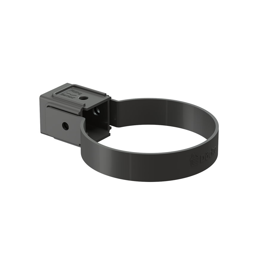 Универсальный хомут для водосточной трубы Docke Standard, серого цвета. купить в Нижнем Новгороде